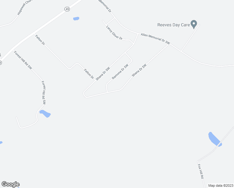 map of restaurants, bars, coffee shops, grocery stores, and more near 162 Shana Drive Southwest in Milledgeville