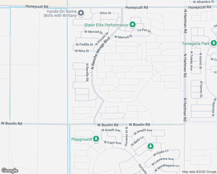 map of restaurants, bars, coffee shops, grocery stores, and more near 37796 West Santa Clara Avenue in Maricopa