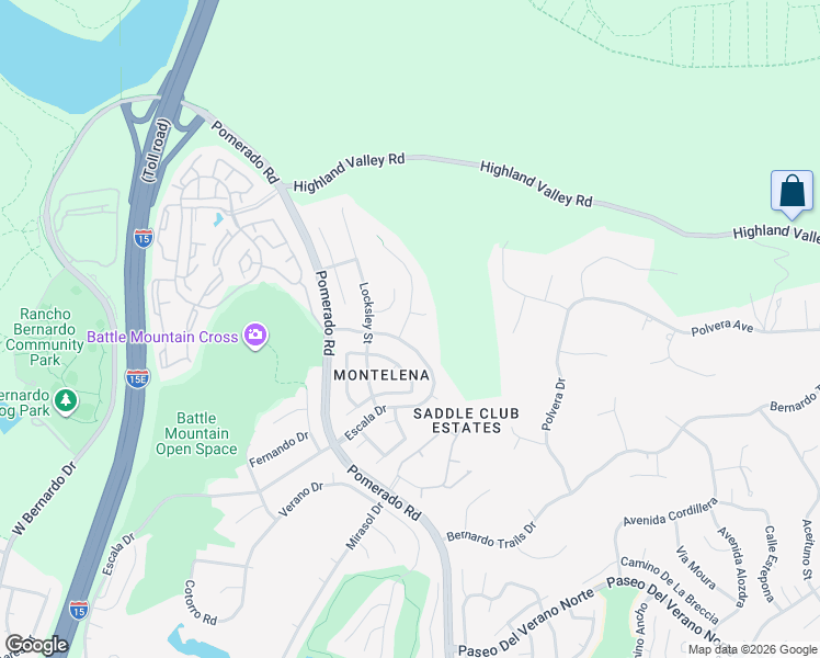 map of restaurants, bars, coffee shops, grocery stores, and more near 12546 Cloudesly Drive in San Diego