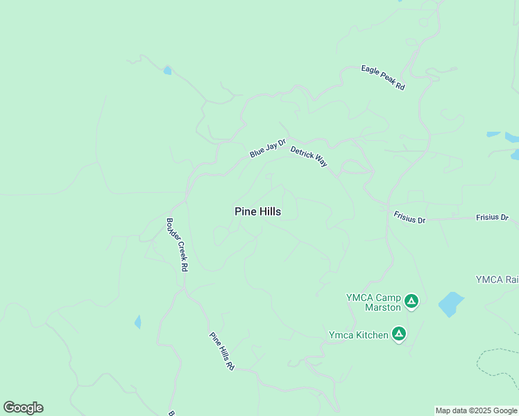 map of restaurants, bars, coffee shops, grocery stores, and more near 3217 Pera Alta Drive in Julian