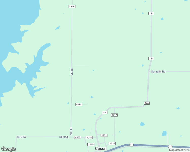 map of restaurants, bars, coffee shops, grocery stores, and more near 145 County Road 4893 in Pittsburg