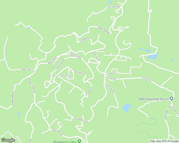 map of restaurants, bars, coffee shops, grocery stores, and more near 4412 Luneta Drive in Julian