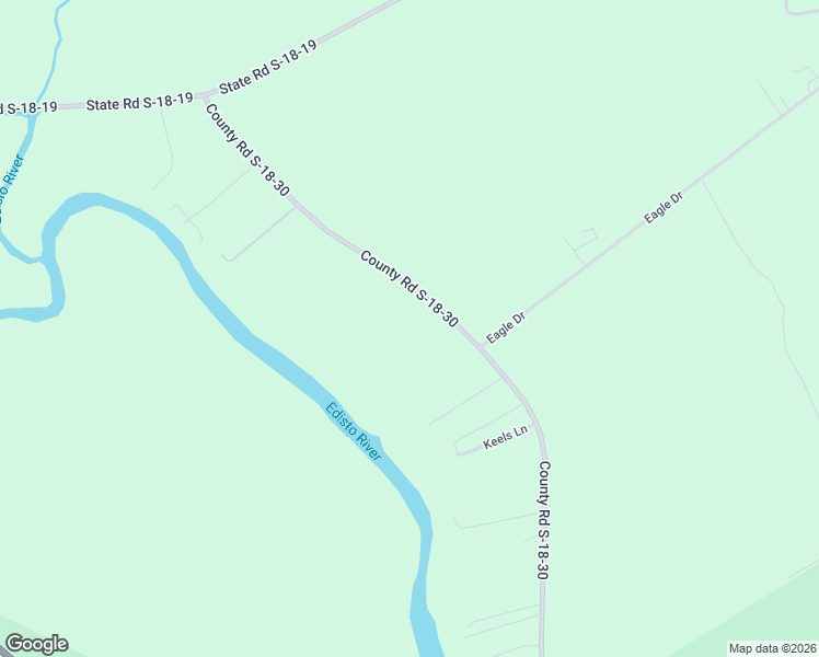 map of restaurants, bars, coffee shops, grocery stores, and more near 275 County Road S-18-30 in Ridgeville