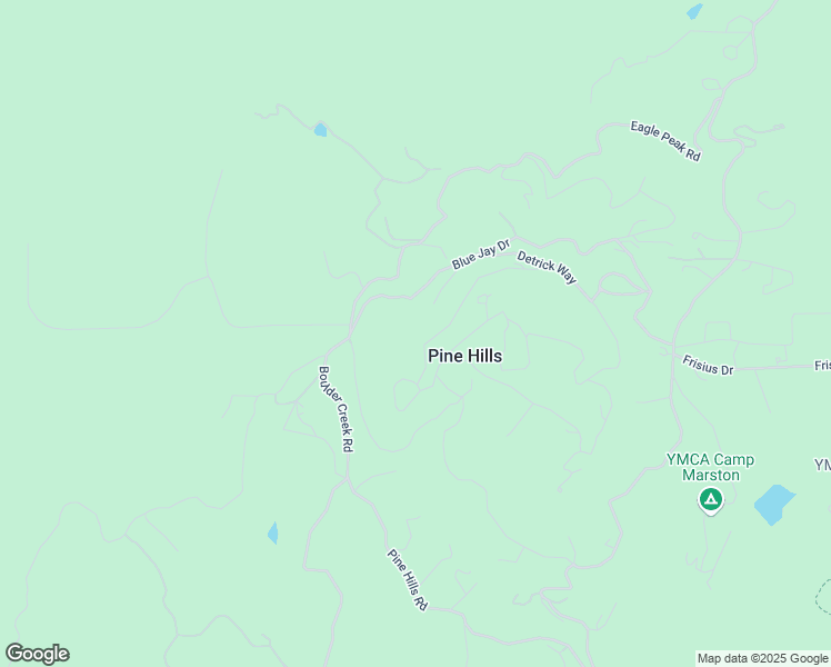 map of restaurants, bars, coffee shops, grocery stores, and more near 3306 Oak Grove Drive in Julian