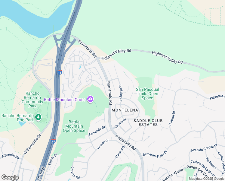 map of restaurants, bars, coffee shops, grocery stores, and more near 18534 Wessex Street in San Diego
