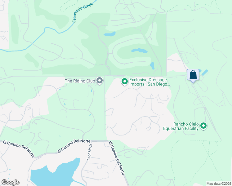 map of restaurants, bars, coffee shops, grocery stores, and more near 6852 Via Del Charro in Rancho Santa Fe