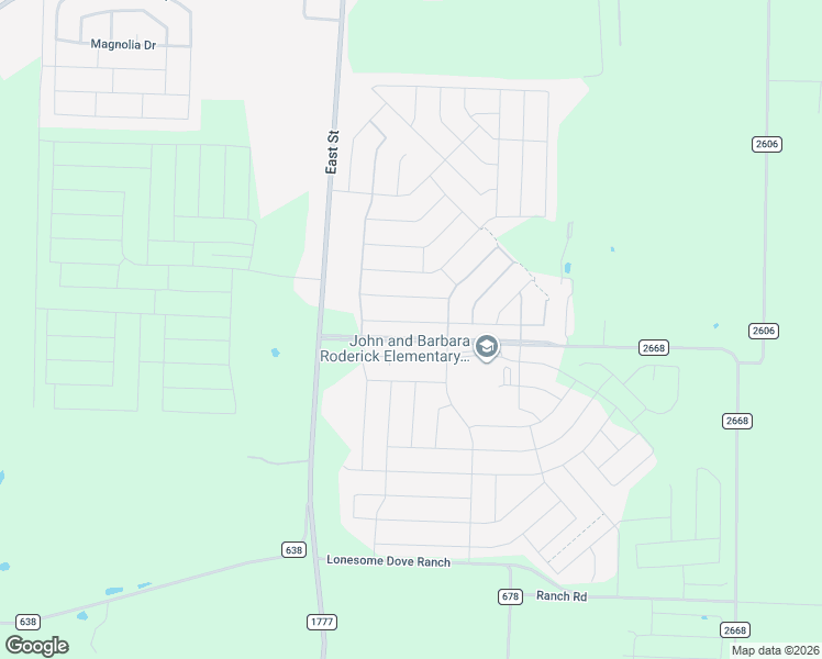 map of restaurants, bars, coffee shops, grocery stores, and more near 405 Patina Street in Royse City
