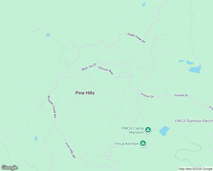 map of restaurants, bars, coffee shops, grocery stores, and more near 3102 Pera Alta Drive in Julian