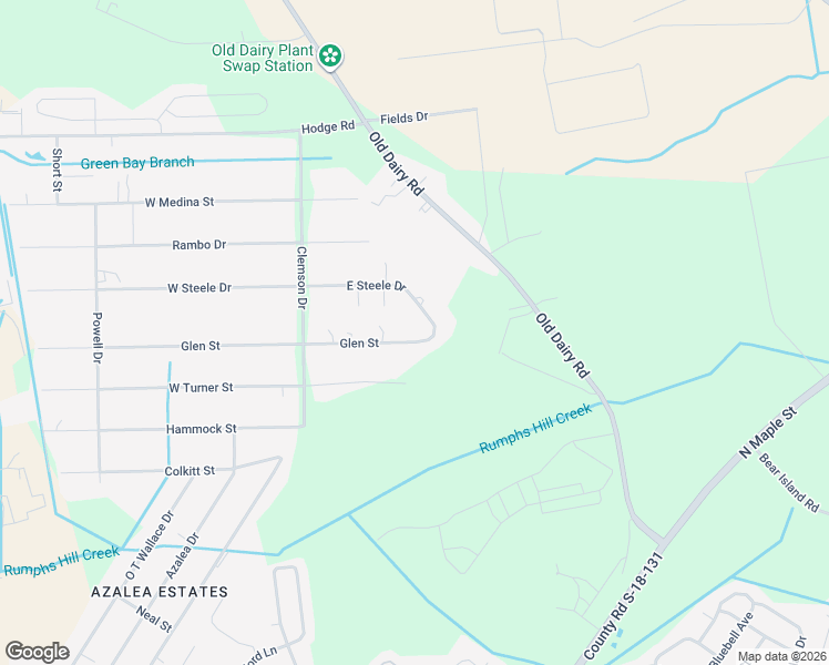 map of restaurants, bars, coffee shops, grocery stores, and more near 118 East Glen Street in Summerville