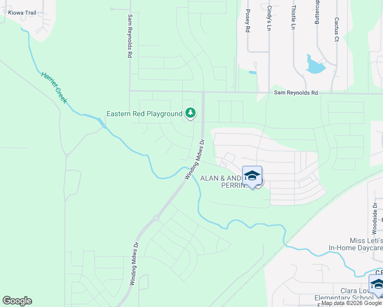 map of restaurants, bars, coffee shops, grocery stores, and more near 11742 Sam Reynolds Road in Justin