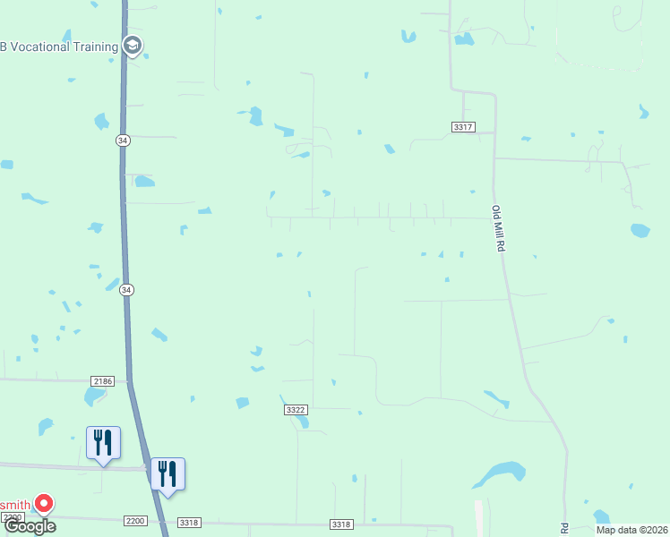 map of restaurants, bars, coffee shops, grocery stores, and more near 3568 Ranchwood Circle in Greenville