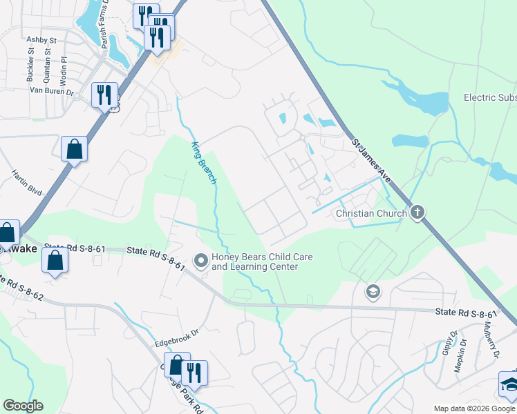 map of restaurants, bars, coffee shops, grocery stores, and more near 254 Skeet Road in Summerville