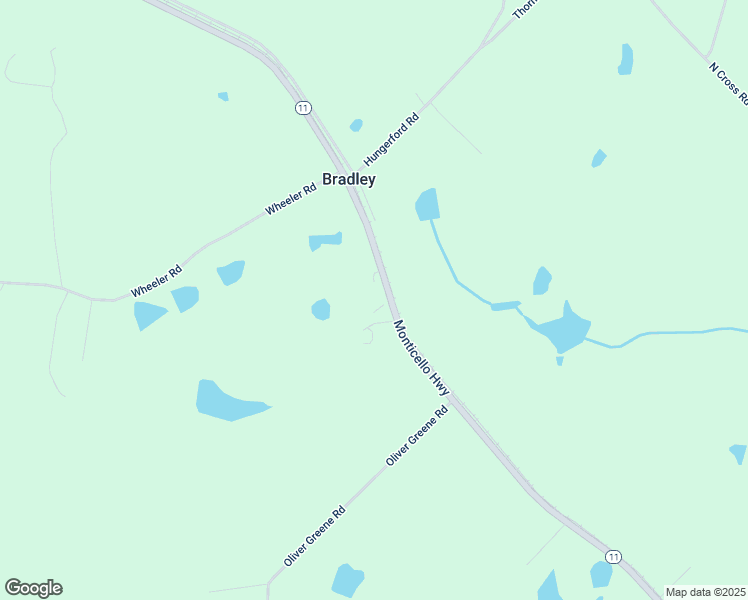 map of restaurants, bars, coffee shops, grocery stores, and more near 747 Monticello Highway in Gray