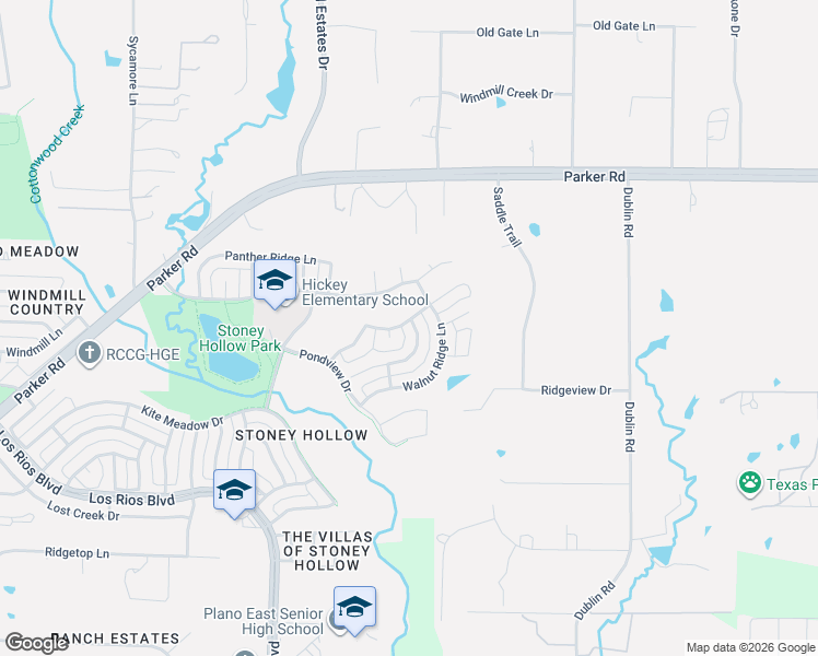 map of restaurants, bars, coffee shops, grocery stores, and more near 4217 Tall Oak Lane in Plano