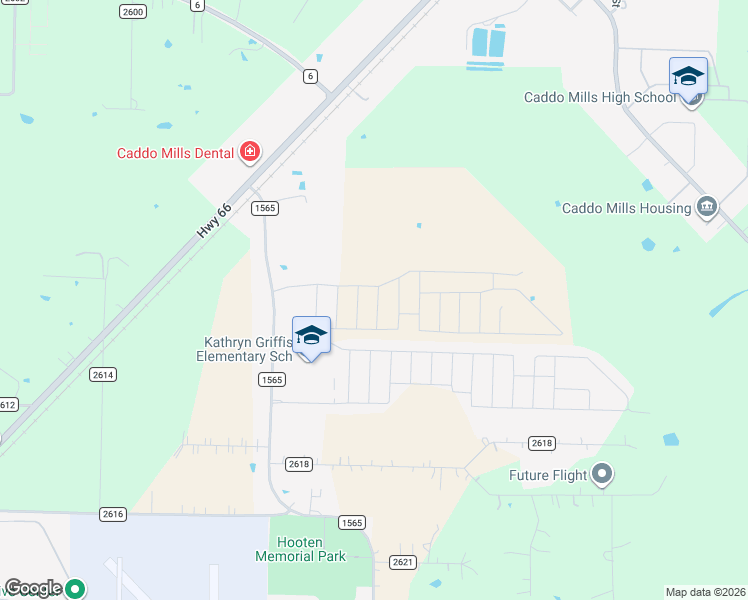 map of restaurants, bars, coffee shops, grocery stores, and more near 3487 Farm to Market Road 1565 in Caddo Mills