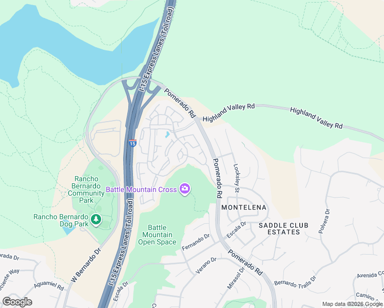 map of restaurants, bars, coffee shops, grocery stores, and more near 18701 Caminito Pasadero in San Diego