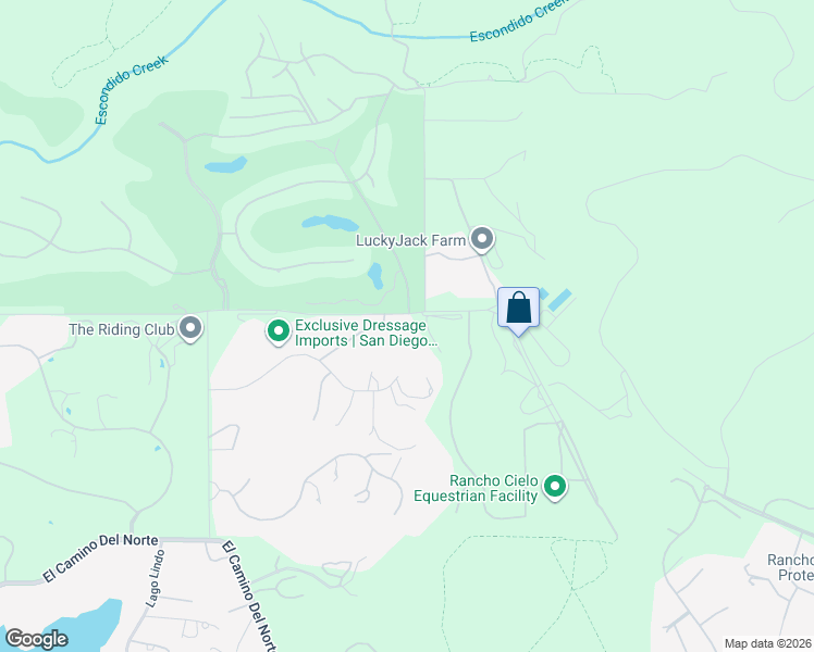 map of restaurants, bars, coffee shops, grocery stores, and more near 18503 Aliso Canyon Road in Rancho Santa Fe