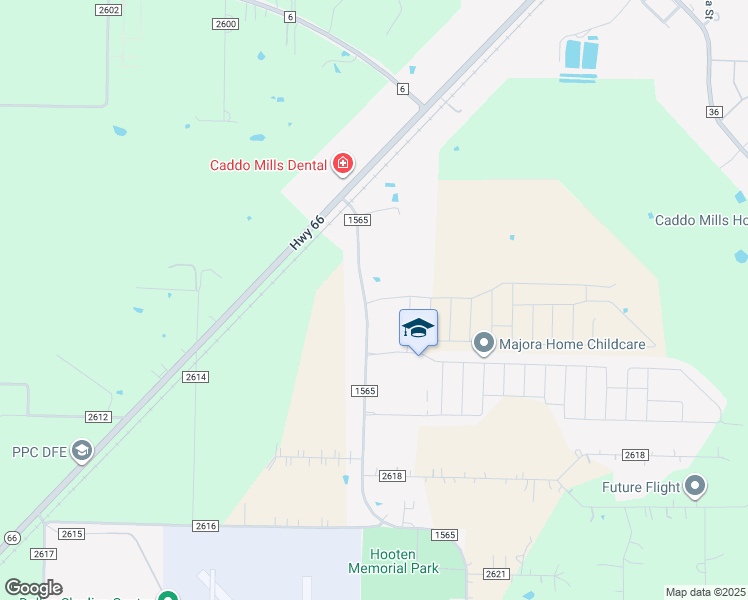 map of restaurants, bars, coffee shops, grocery stores, and more near 3487 Farm to Market Road 1565 in Caddo Mills