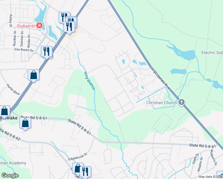 map of restaurants, bars, coffee shops, grocery stores, and more near 254 Skeet Road in Summerville