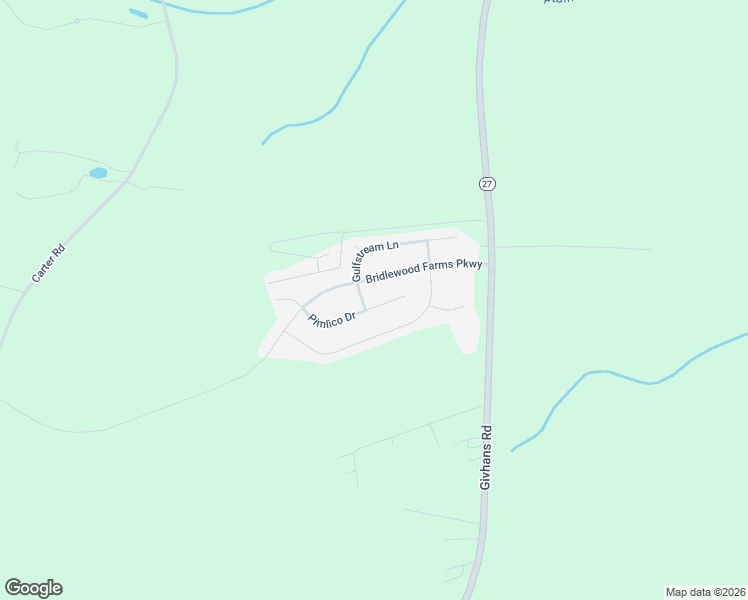 map of restaurants, bars, coffee shops, grocery stores, and more near 2205 Pimlico Drive in Ridgeville