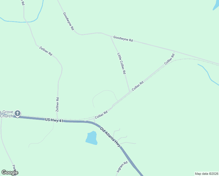 map of restaurants, bars, coffee shops, grocery stores, and more near 65 Cricket Run in Forsyth