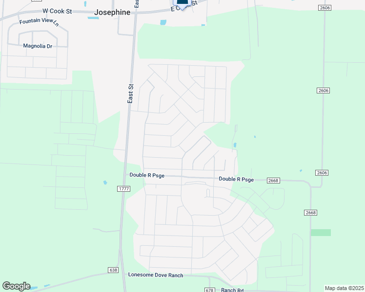 map of restaurants, bars, coffee shops, grocery stores, and more near 500 Silo Circle in Royse City