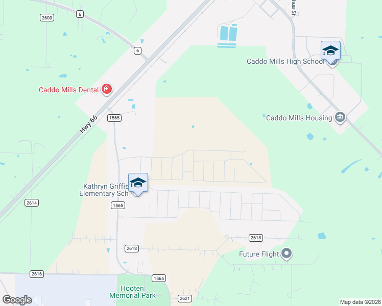 map of restaurants, bars, coffee shops, grocery stores, and more near 3487 Farm to Market Road 1565 in Caddo Mills