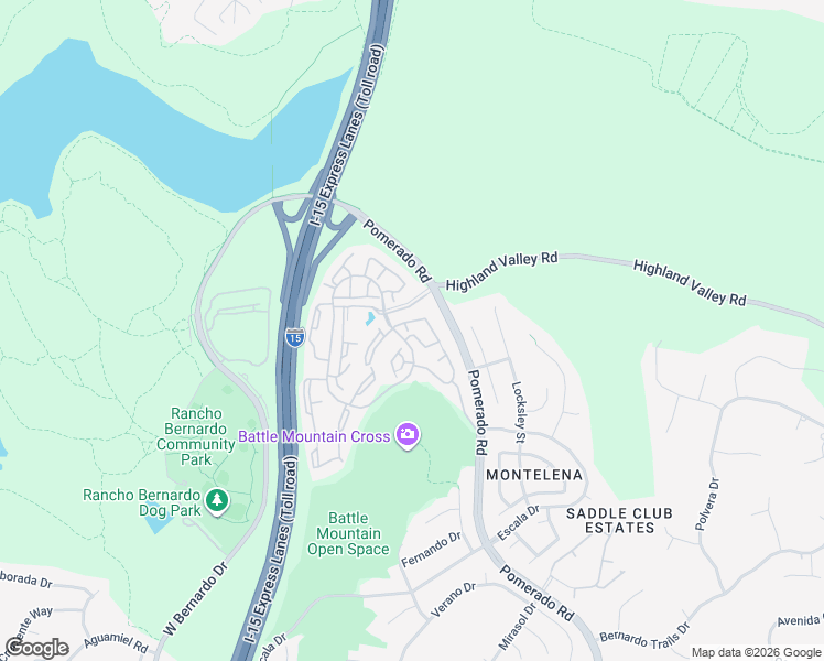 map of restaurants, bars, coffee shops, grocery stores, and more near 18741 Caminito Pasadero in San Diego