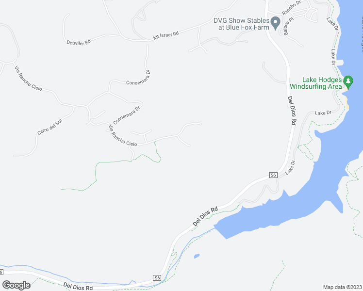 map of restaurants, bars, coffee shops, grocery stores, and more near 18148 Avenida Orilla in Rancho Santa Fe