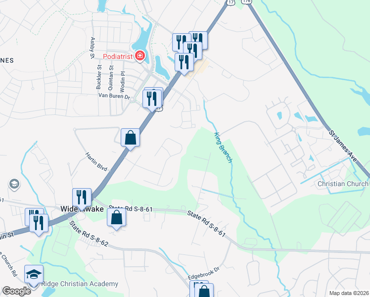 map of restaurants, bars, coffee shops, grocery stores, and more near 295 Dunning Road in Summerville