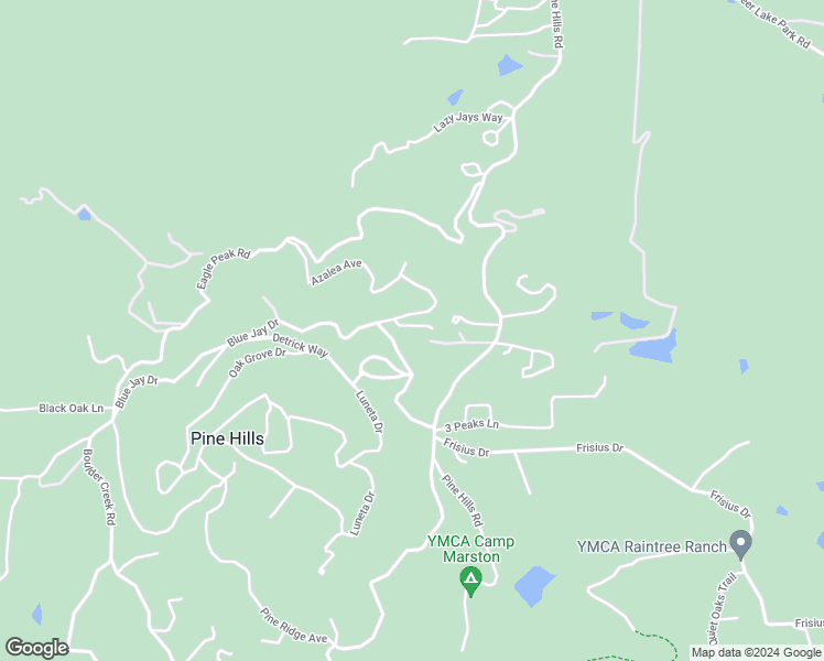 map of restaurants, bars, coffee shops, grocery stores, and more near 2718 Azalea Avenue in Julian