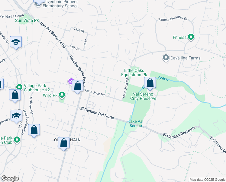 map of restaurants, bars, coffee shops, grocery stores, and more near 835 Stratford Knoll in Encinitas