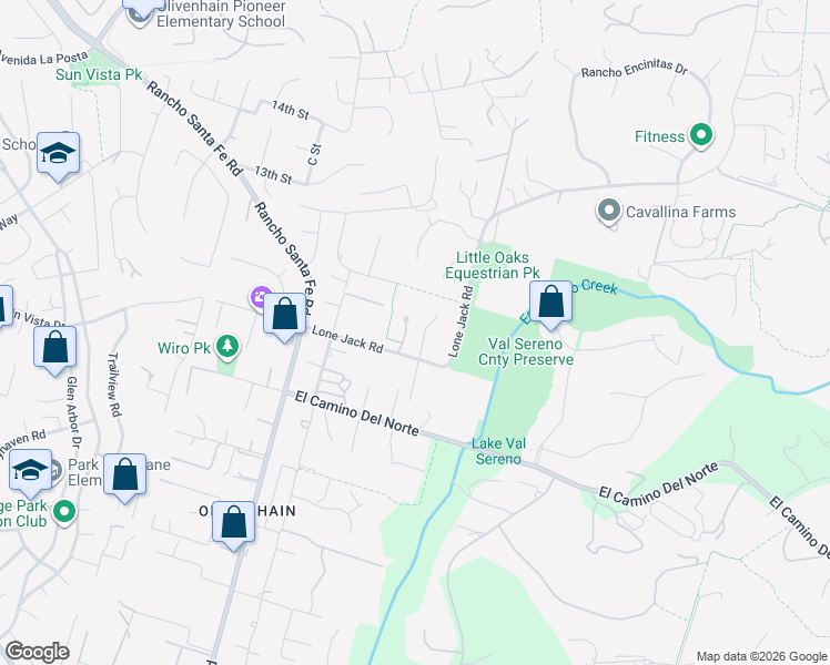 map of restaurants, bars, coffee shops, grocery stores, and more near 835 Stratford Knoll in Encinitas
