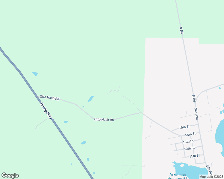 map of restaurants, bars, coffee shops, grocery stores, and more near 179 Union Road 113 in Huttig
