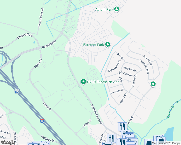 map of restaurants, bars, coffee shops, grocery stores, and more near 525 Scholar Way in Summerville