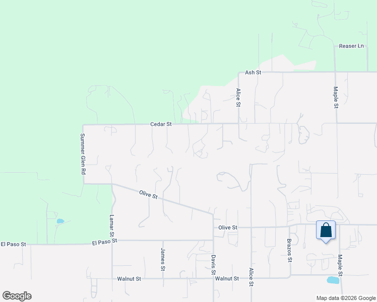 map of restaurants, bars, coffee shops, grocery stores, and more near 1726 Cedar Street in Ramona