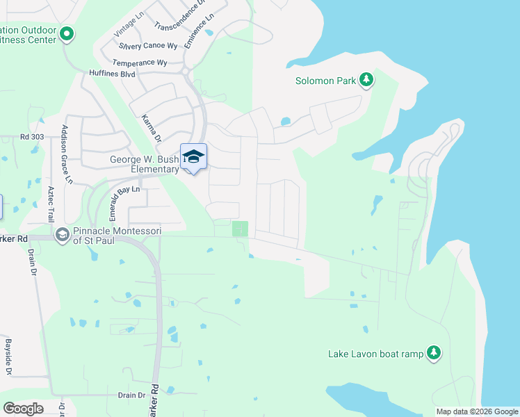 map of restaurants, bars, coffee shops, grocery stores, and more near 2360-2464 Saint Paul Road in Saint Paul