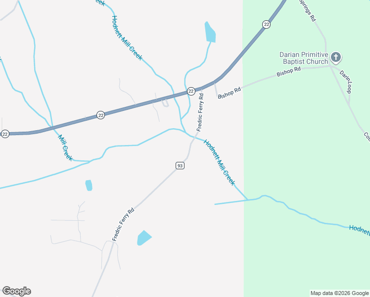 map of restaurants, bars, coffee shops, grocery stores, and more near 310 Fredric Ferry Road in Daviston