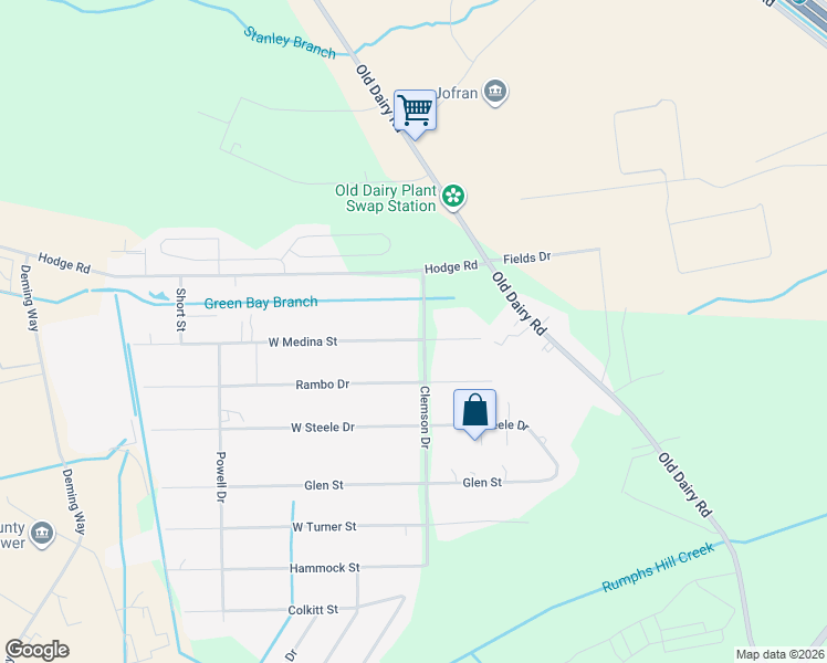 map of restaurants, bars, coffee shops, grocery stores, and more near 998 Clemson Drive in Summerville