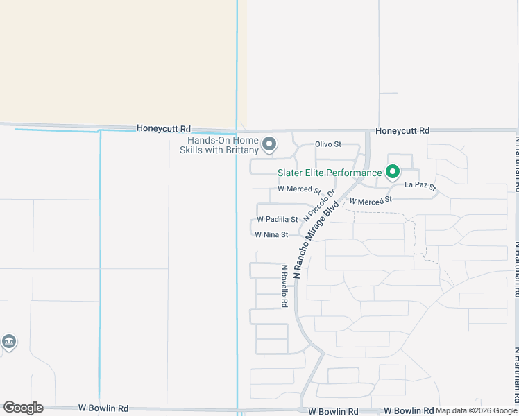map of restaurants, bars, coffee shops, grocery stores, and more near 38205 West Montserrat Street in Maricopa