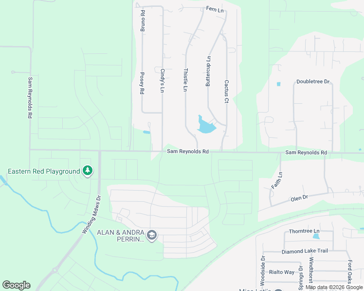 map of restaurants, bars, coffee shops, grocery stores, and more near 11660 Sam Reynolds Road in Justin