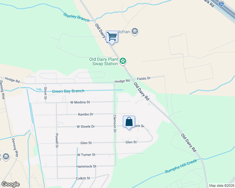 map of restaurants, bars, coffee shops, grocery stores, and more near 998 Clemson Drive in Summerville
