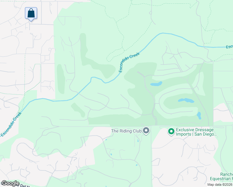 map of restaurants, bars, coffee shops, grocery stores, and more near 18493 Via Candela in Rancho Santa Fe