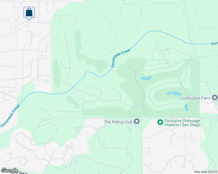map of restaurants, bars, coffee shops, grocery stores, and more near 18486 Via Candela in Rancho Santa Fe
