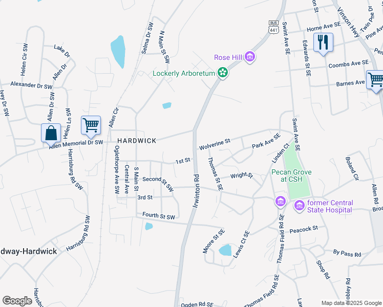 1875 Irwinton Road, Hardwick GA Walk Score
