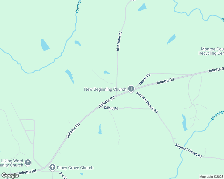 map of restaurants, bars, coffee shops, grocery stores, and more near 1806 Juliette Road in Forsyth