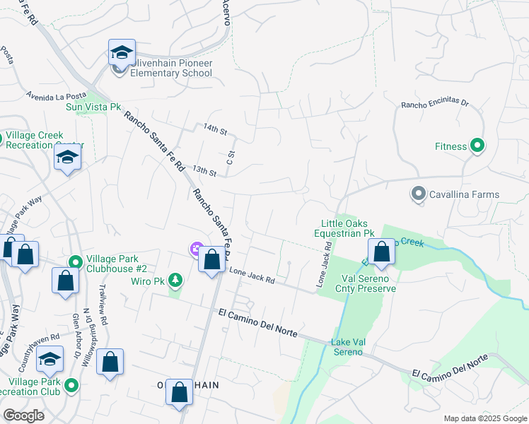 map of restaurants, bars, coffee shops, grocery stores, and more near 2499 Calle San Clemente in Encinitas