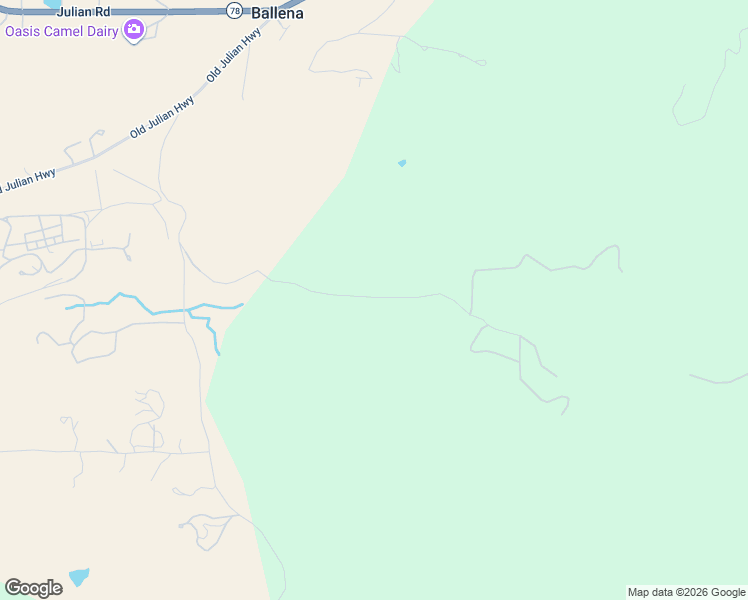 map of restaurants, bars, coffee shops, grocery stores, and more near 26790 Sawday Truck Trail in Ramona