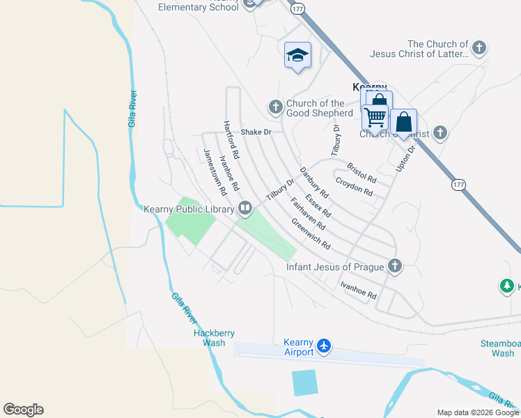map of restaurants, bars, coffee shops, grocery stores, and more near 355 Hartford Road in Kearny