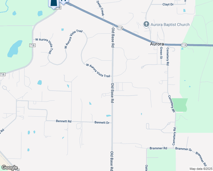 map of restaurants, bars, coffee shops, grocery stores, and more near 604 Old Base Road in Aurora
